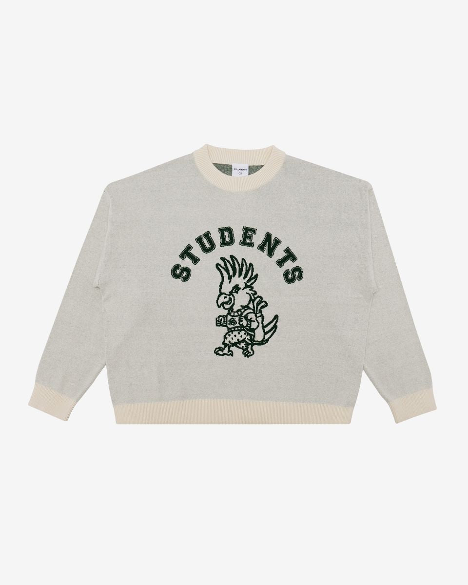 STUDENTS Chip Knit Crew Sweater