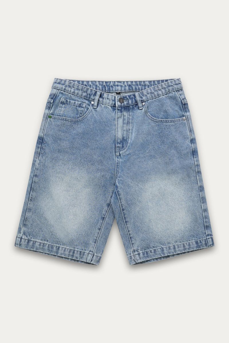 KUWALLA Bermuda Denim Light Wash  Short