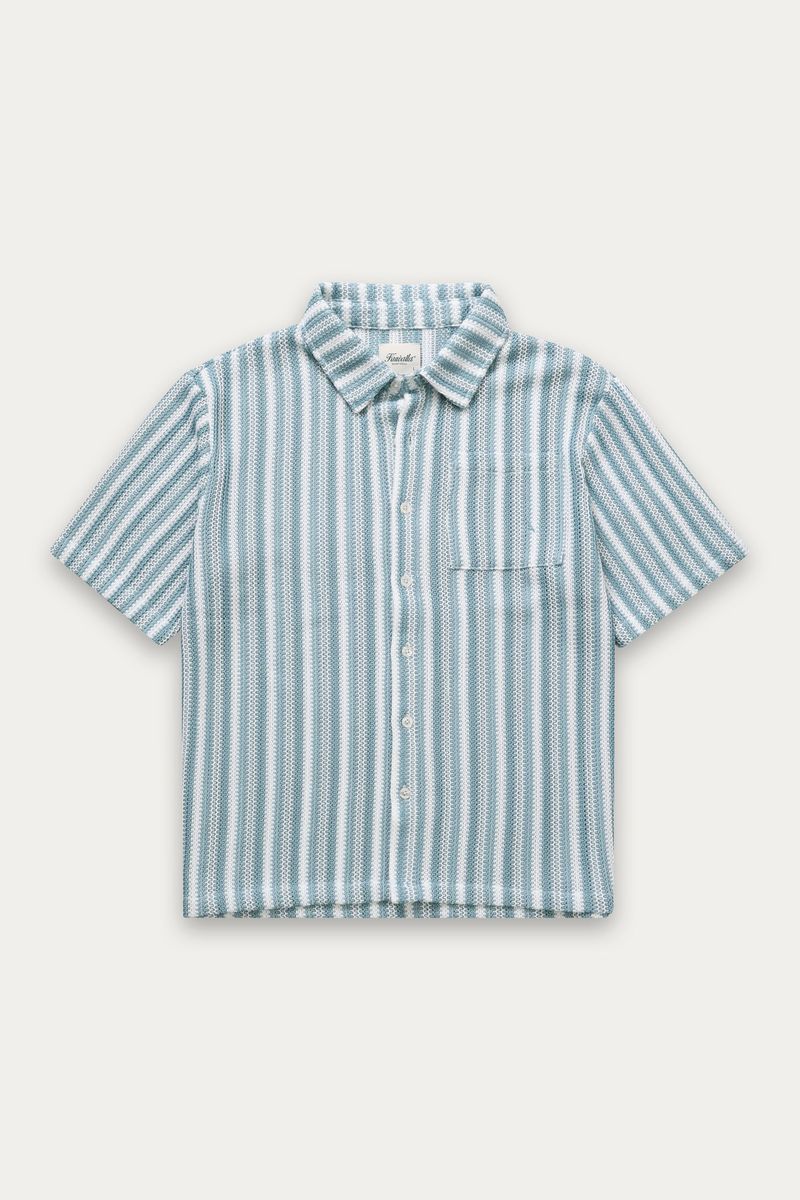 KUWALLA Crochet Stripe Blue
