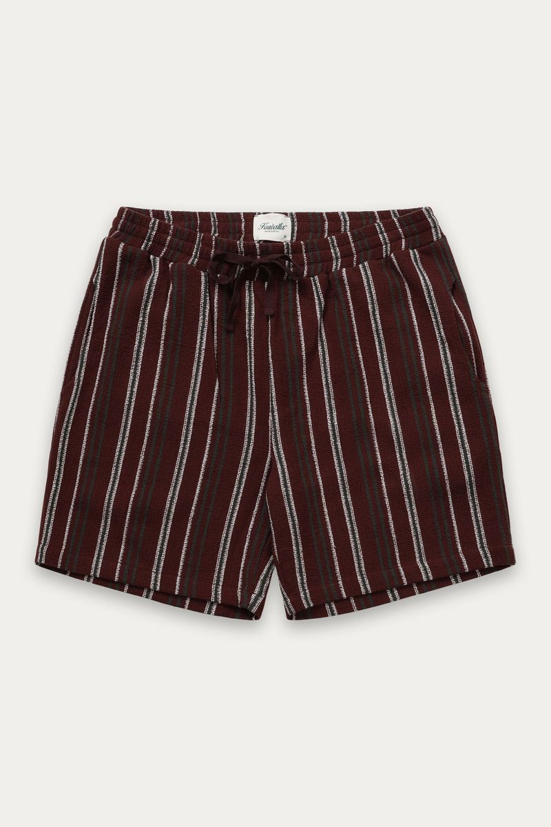 KUWALLA Textured Shorts Brown Stone