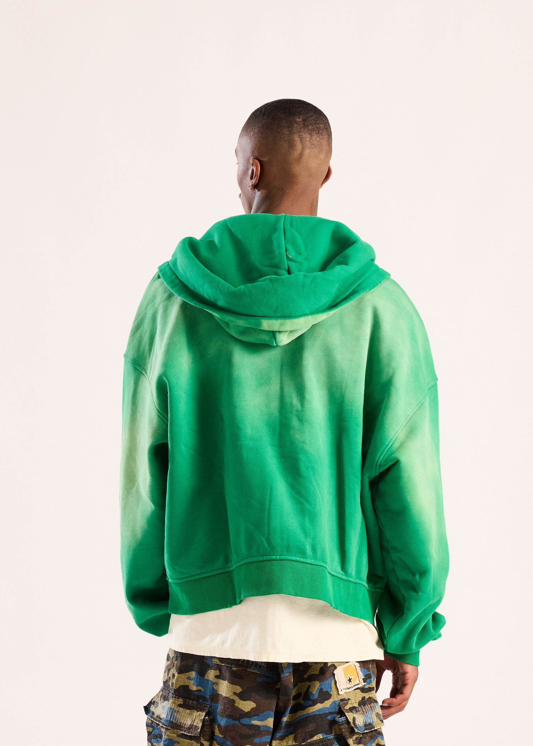 Diet Starts Monday California Dreamin Full Zip Hoodie Green