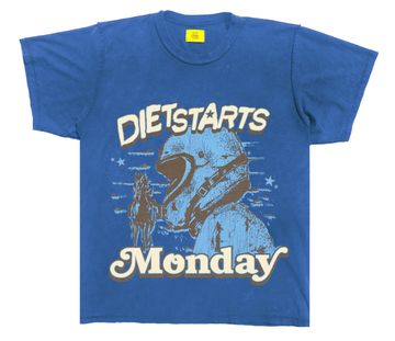 Diet Starts Monday Desert Dawn Tee Blue