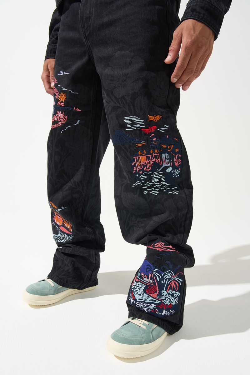 SERENEDE Souvenir Baggy Jeans
