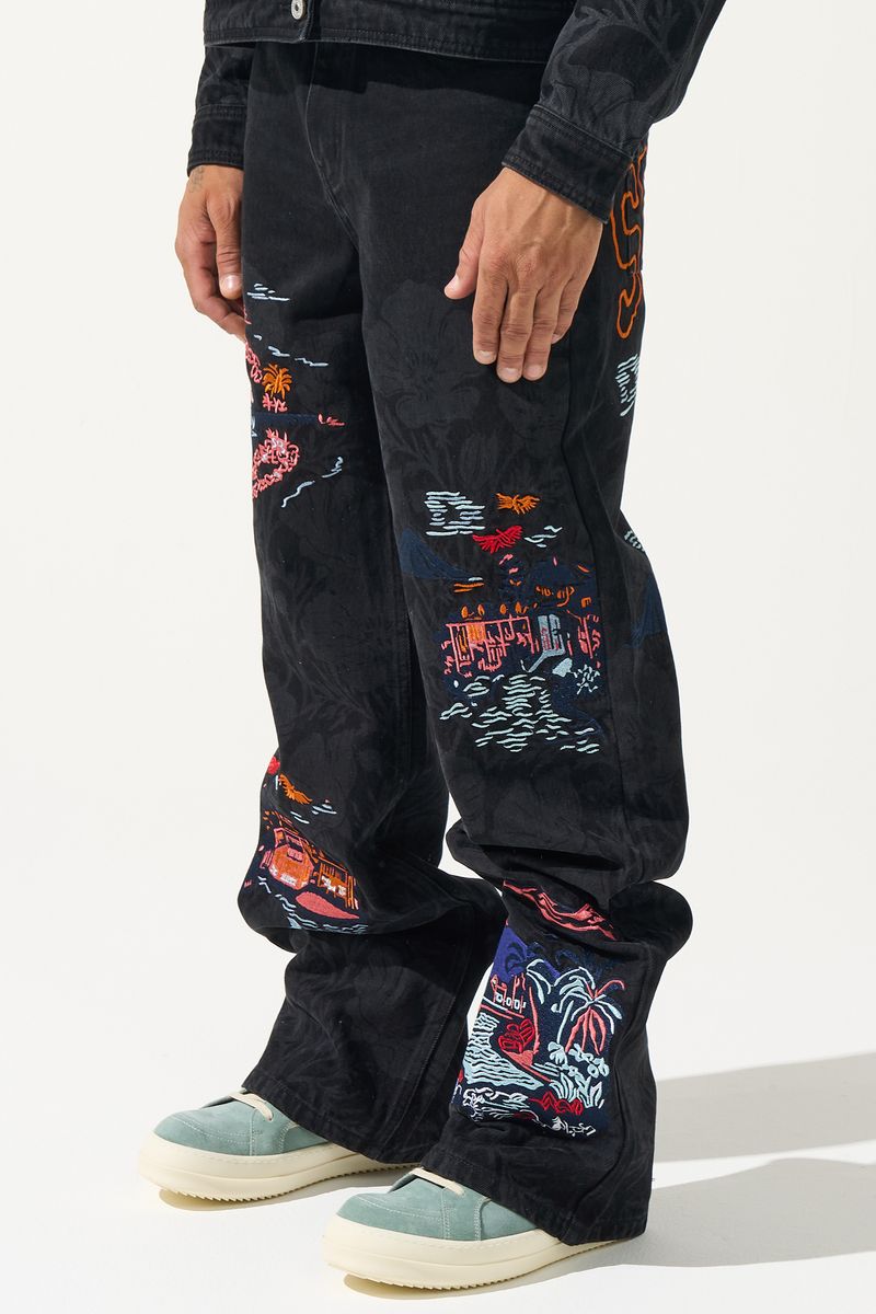 SERENEDE Souvenir Baggy Jeans