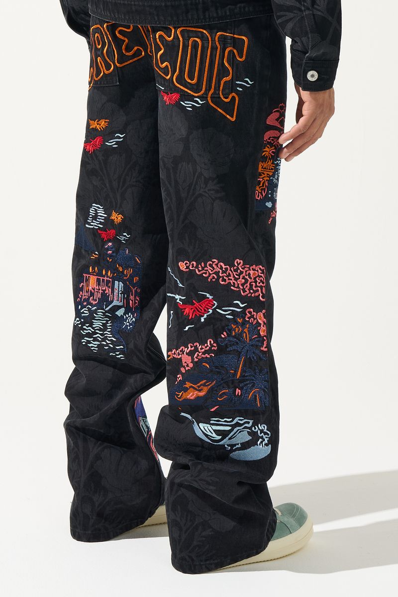 SERENEDE Souvenir Baggy Jeans