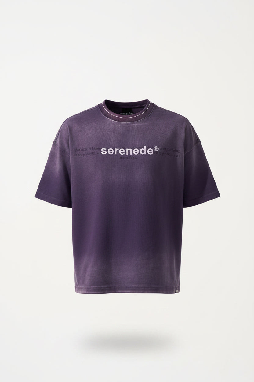 SERENEDE SKYLETTER Grape T-Shirts