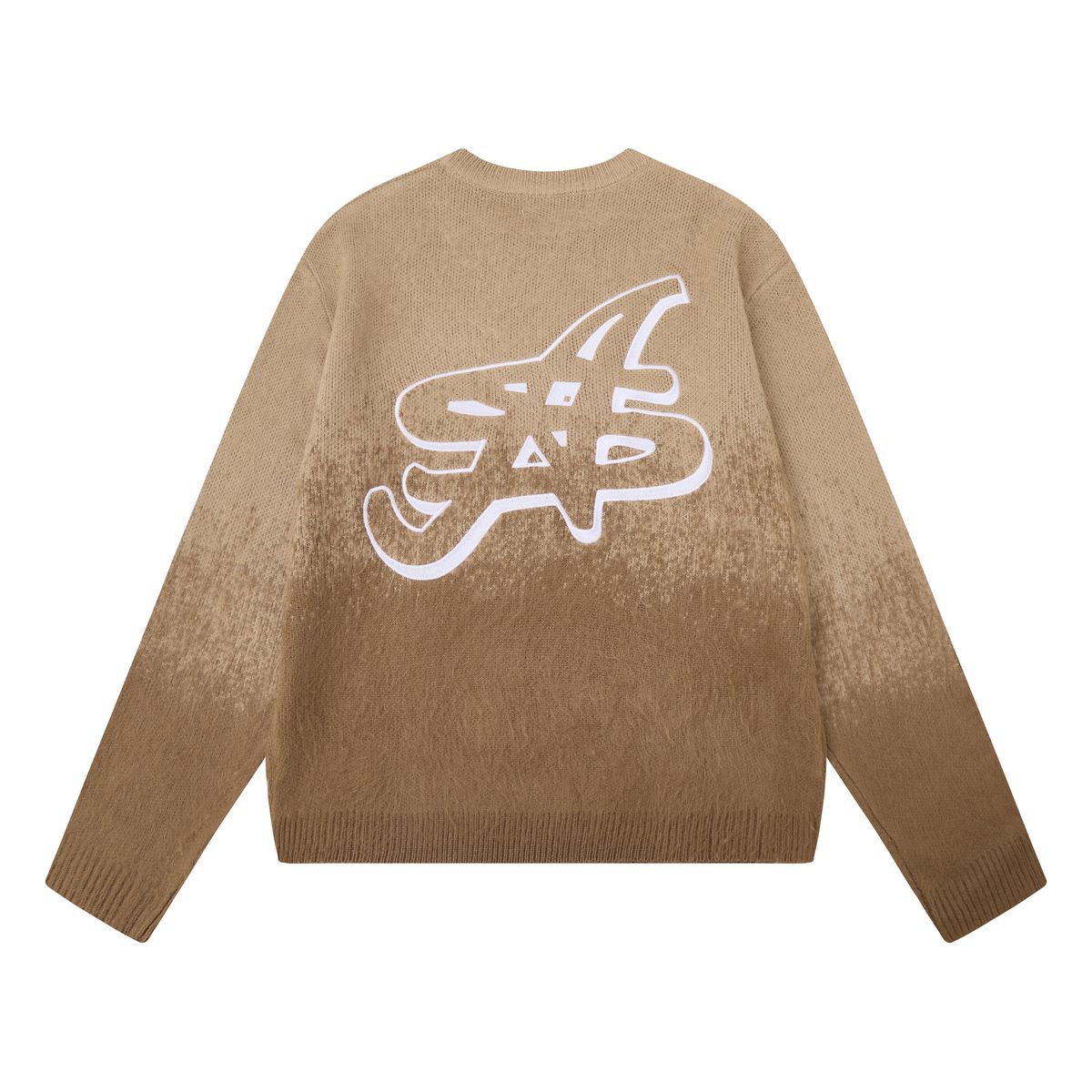 Almost Someday Mohair Gradient Crewneck