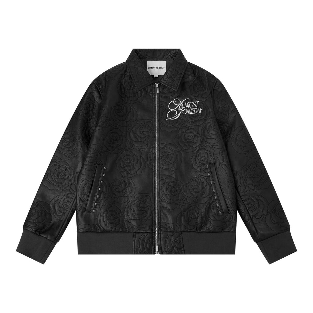 Almost Someday Rosette Embroidered Jacket