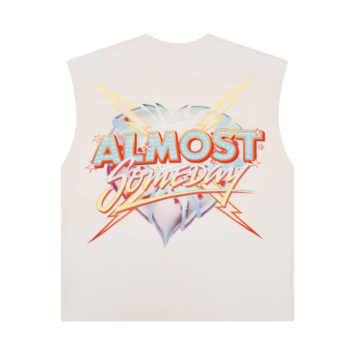 ALMOST SOMEDAY Showtime Cut Off Tee