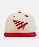 Paper Planes Original Chrome White/Crimson Snapback