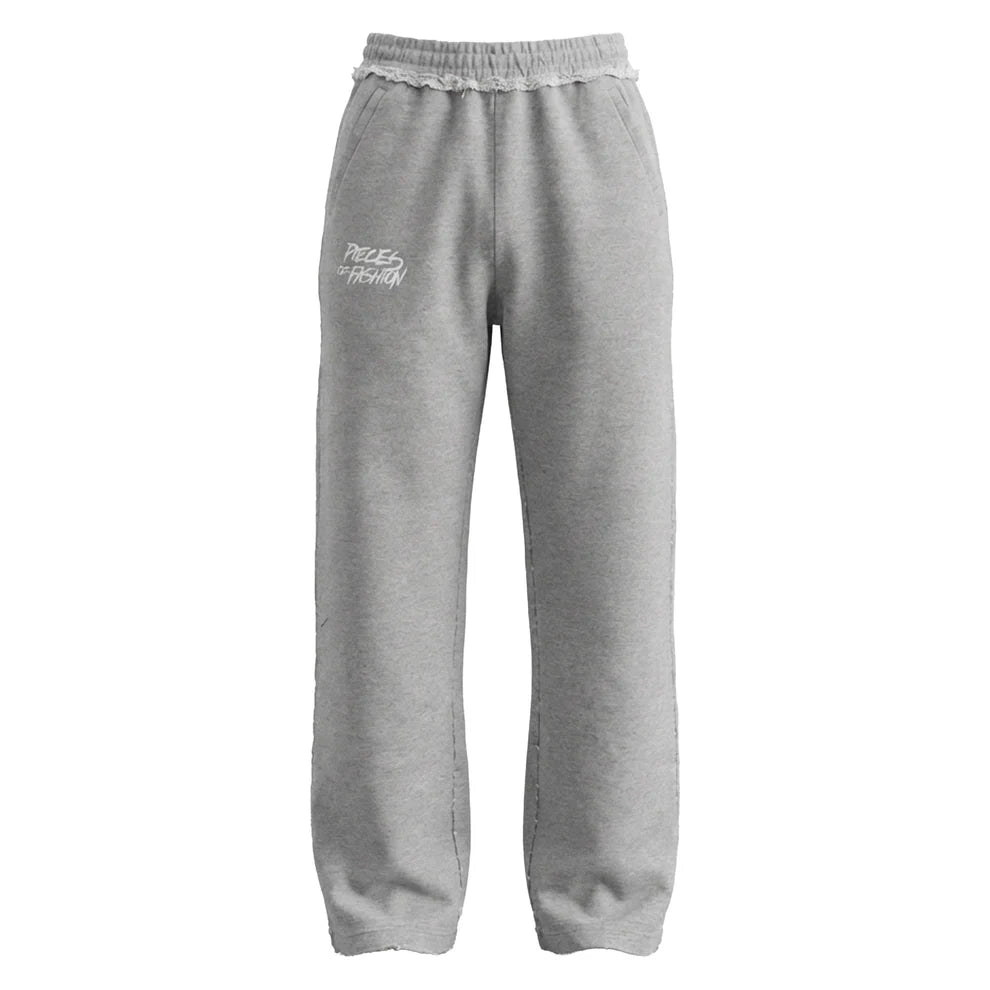 Pieces Of Fashion Pants Grey