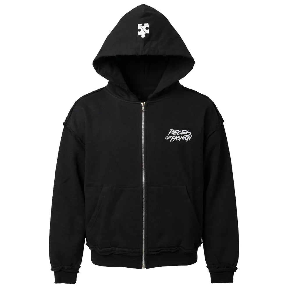 Pieces Of Fashion Hoodie Black