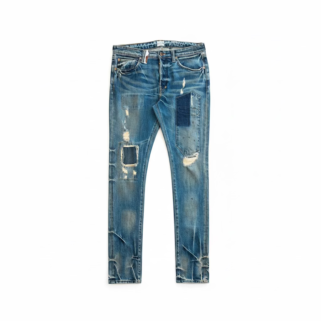 PRPS 90/50/89 Distressed Denim
