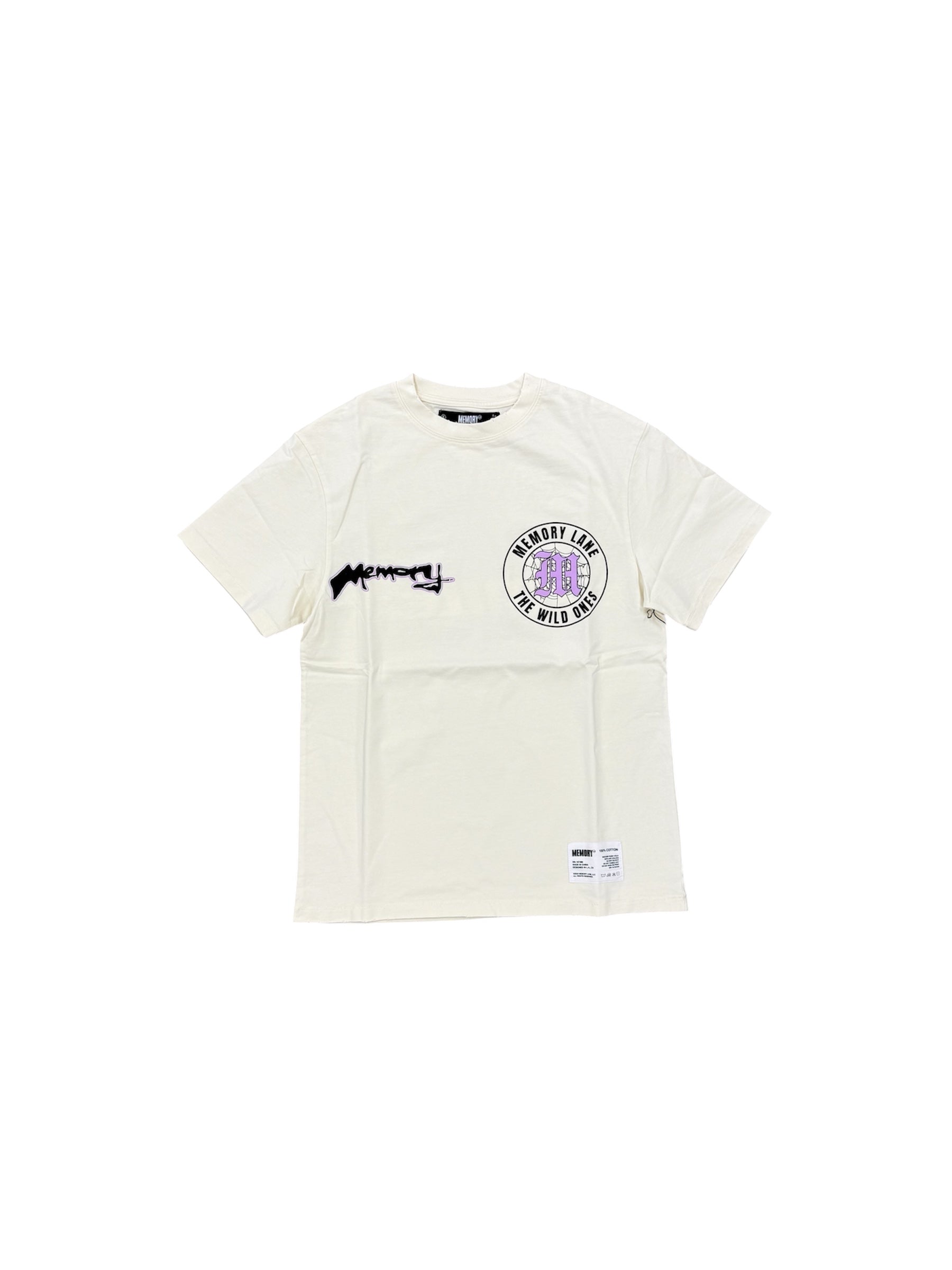 MEMORY LANE WILD ONES TEE-OFF WHITE