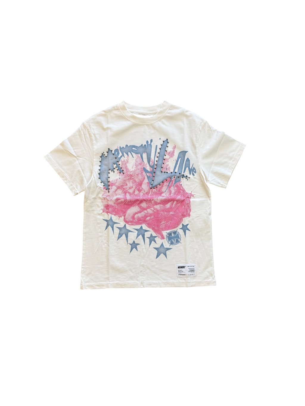 MEMORY LANE Brainiack Tee White