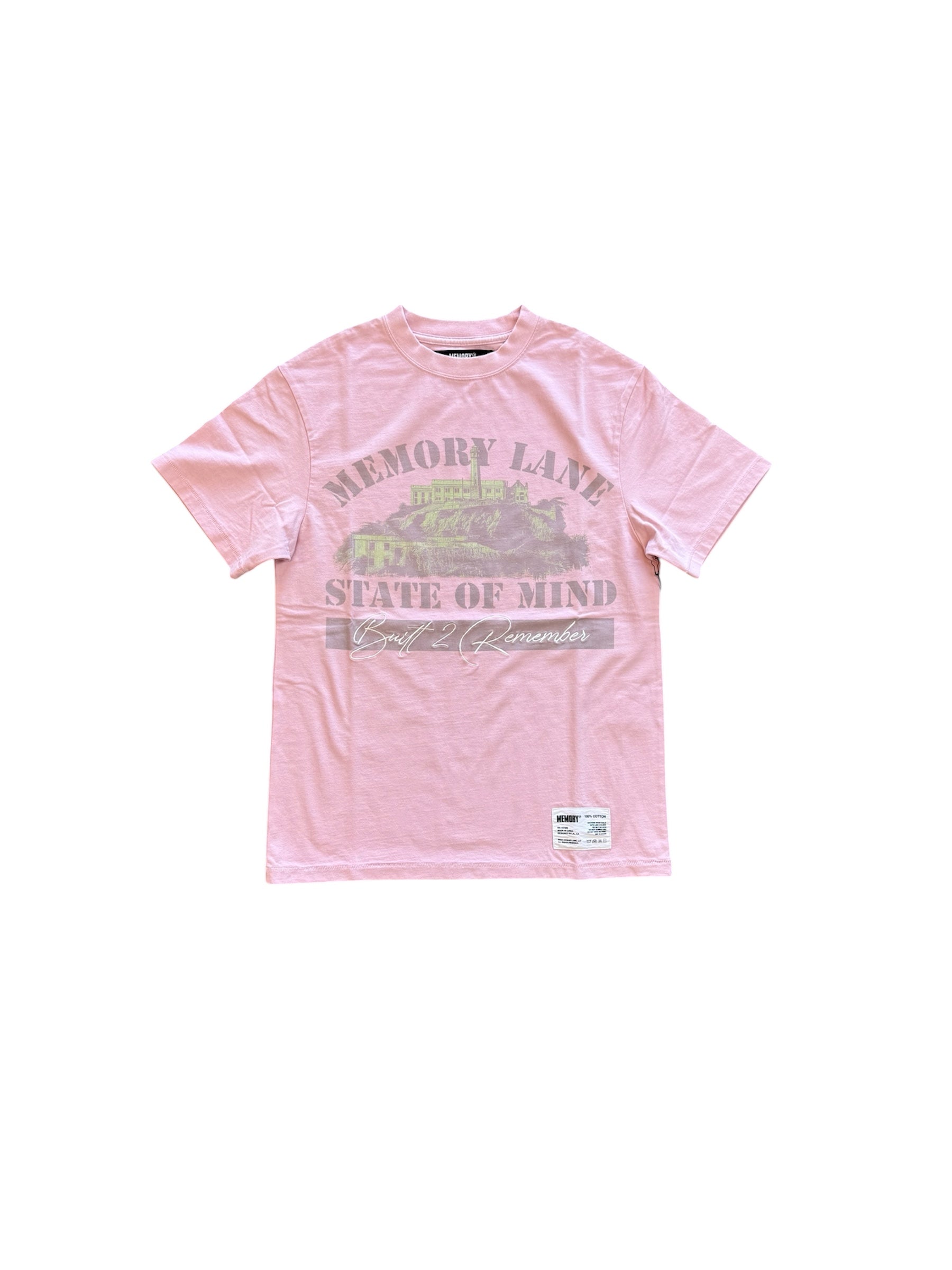 MEMORY LANE Isolated Minds Tee Soft Pink