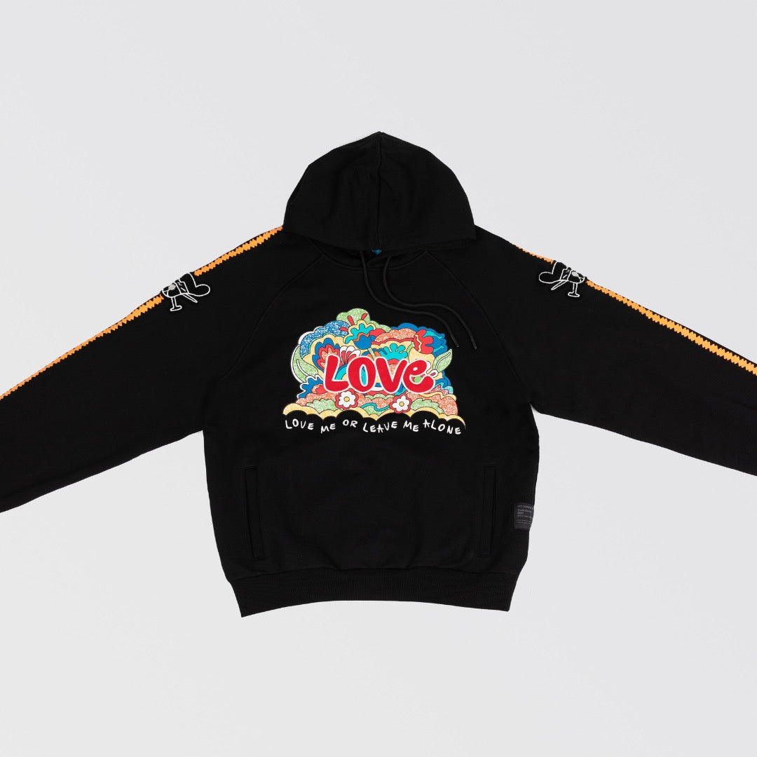 VIC GARCIA Love Flower Hoodie Black