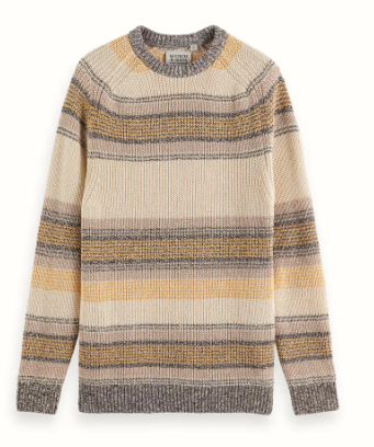 SCOTCH & SODA GRAIDENT STRIPE SWEATER