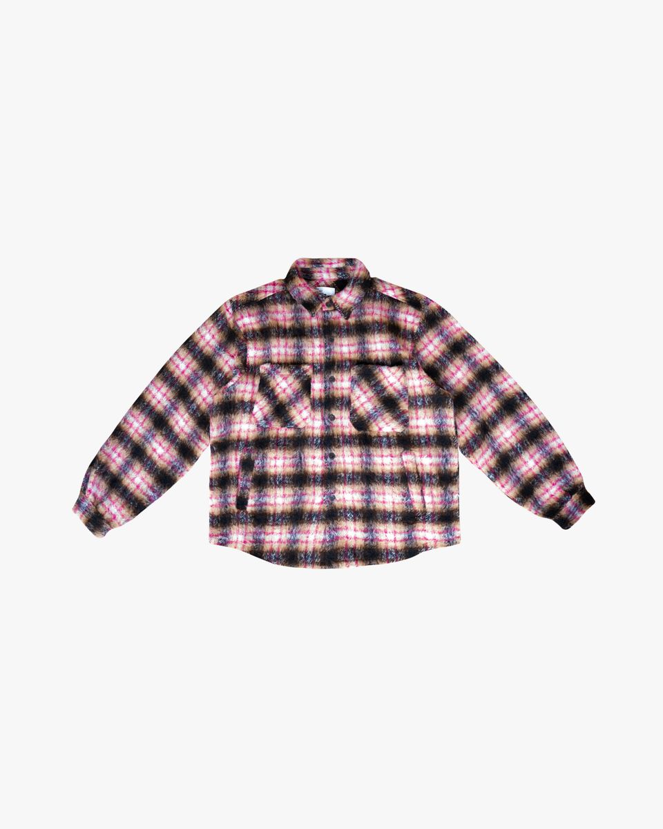 EPTM Side Slit Flannel Pink