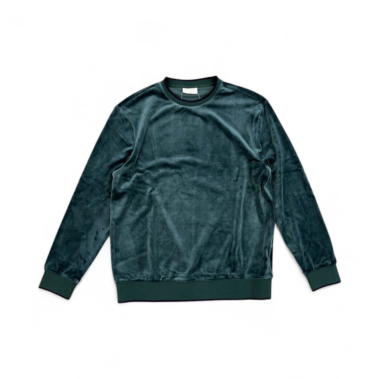 ALL GOOD THINGS Classic Velour Crew Emerald