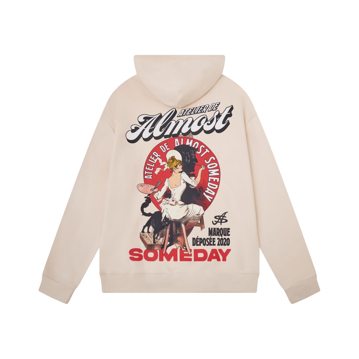 ALMOST SOMEDAY Altelier Hoodie Cream