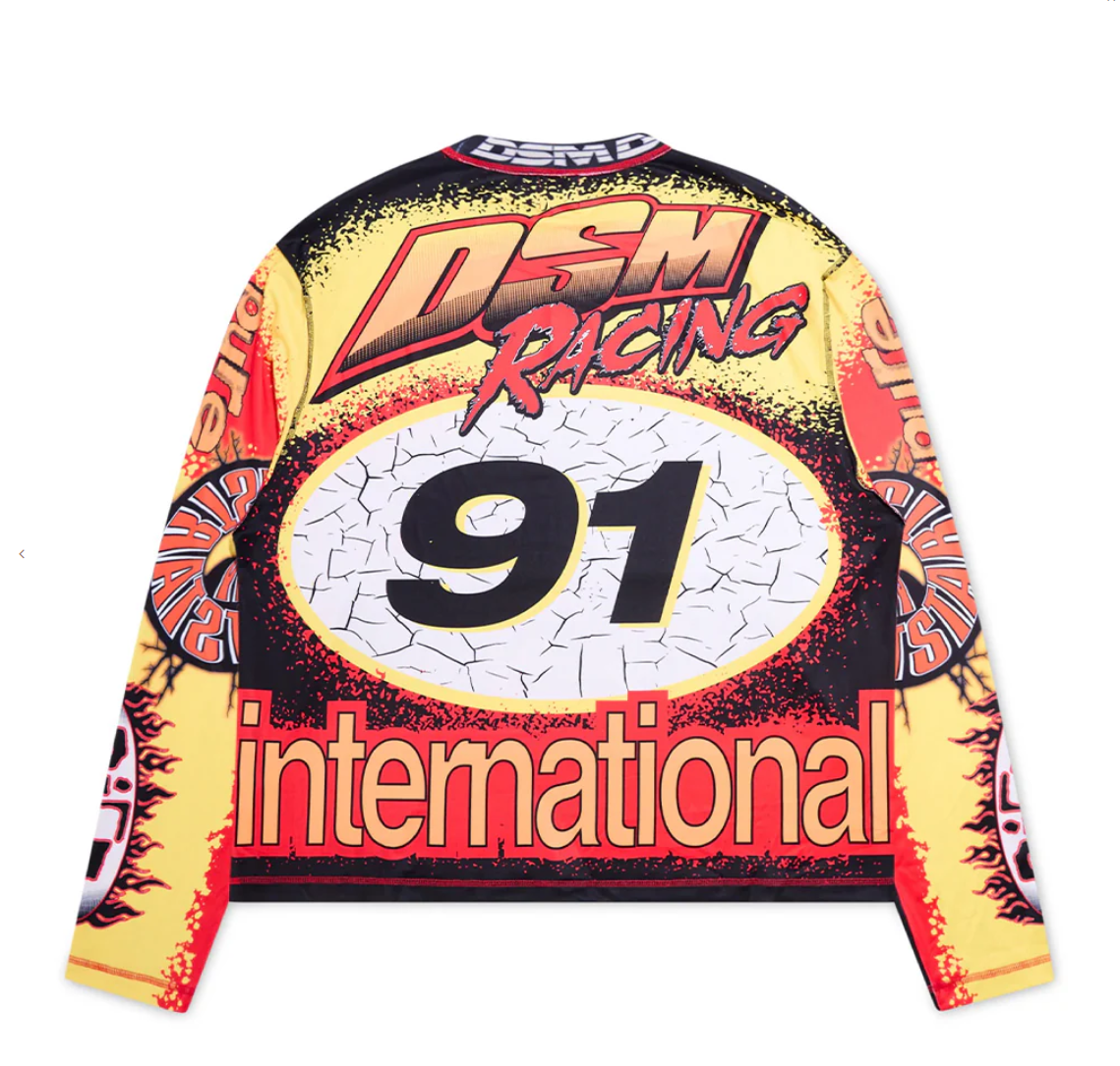 Diet Starts Monday MX Racing Jersey Red/Yellow