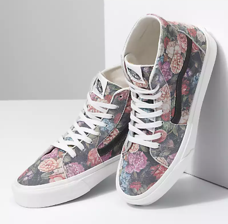 VANS SK8 HI TAPERED MOODY FLORAL