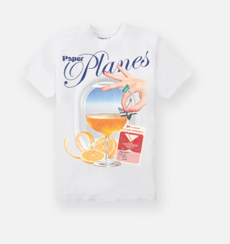PAPER PLANES In Flight CockTail Tee