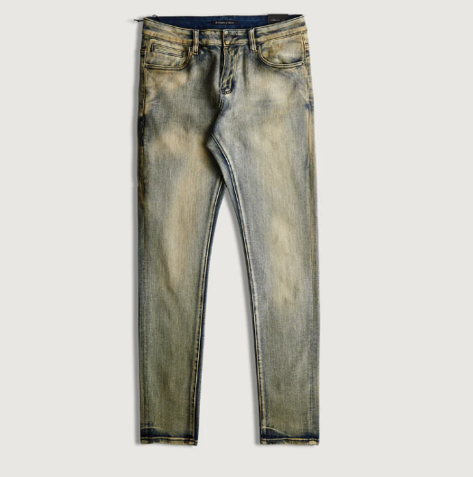 EMBELLISH DAVID SKINNY Bleached Sand Jean
