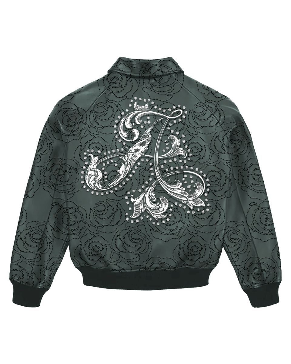 ALMOST SOMEDAY Rosette Embroidered Jacket