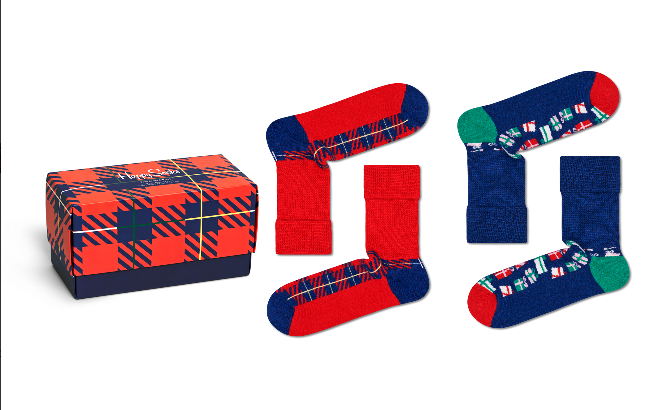 HAPPY SOCKS COZY SOCK GIFT SET 2 PACK