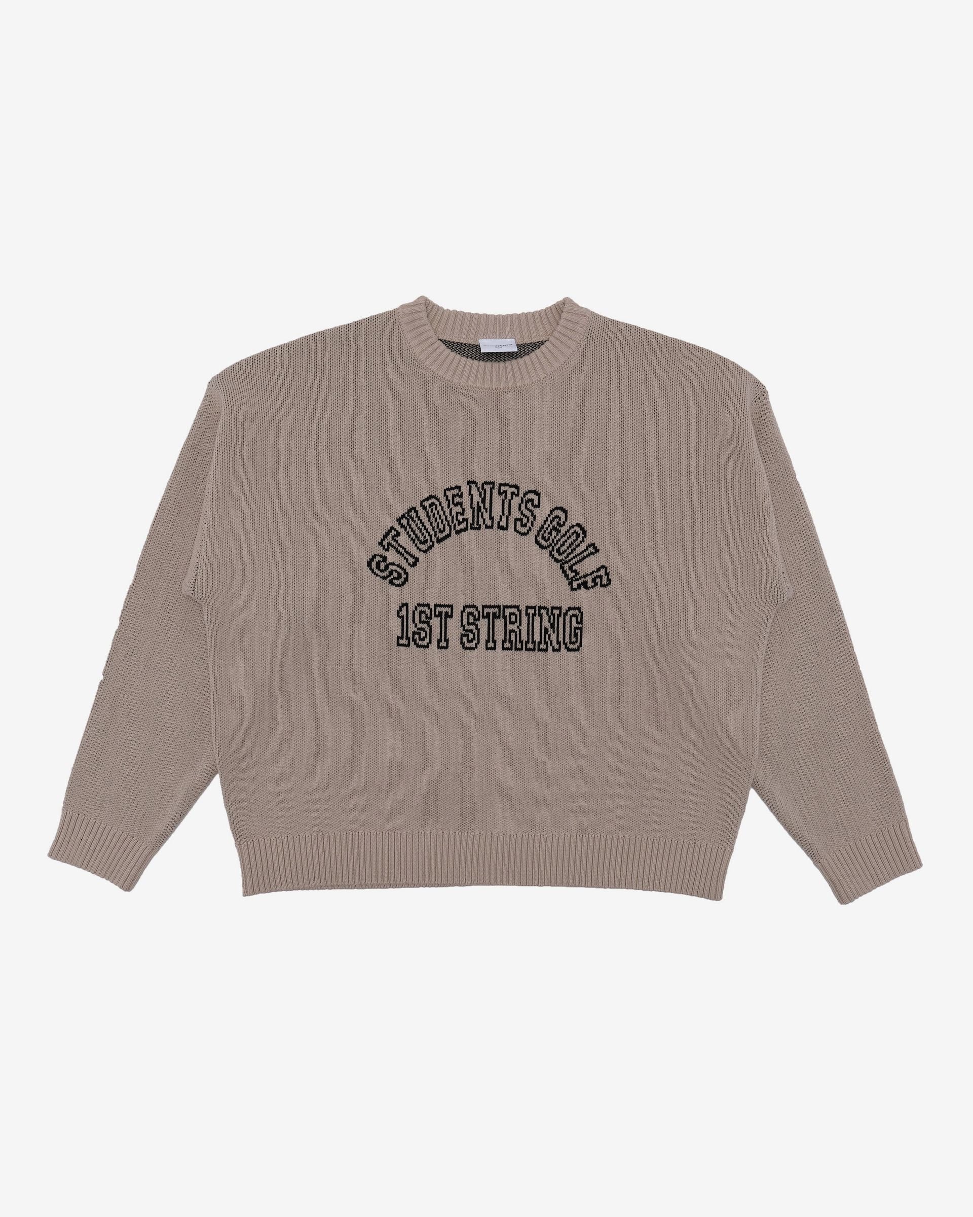 STUDENTS 1st String Knit Crew Sweater