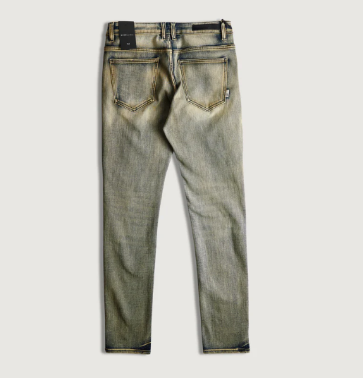 EMBELLISH DAVID SKINNY Bleached Sand Jean