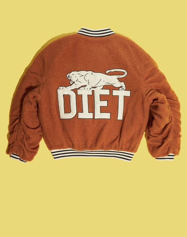 DIET STARTS MONDAY FA23 PANTHER BOMBER JACKET