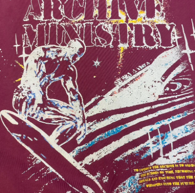ARCHIVE MINISTRY Titanium Hoodie