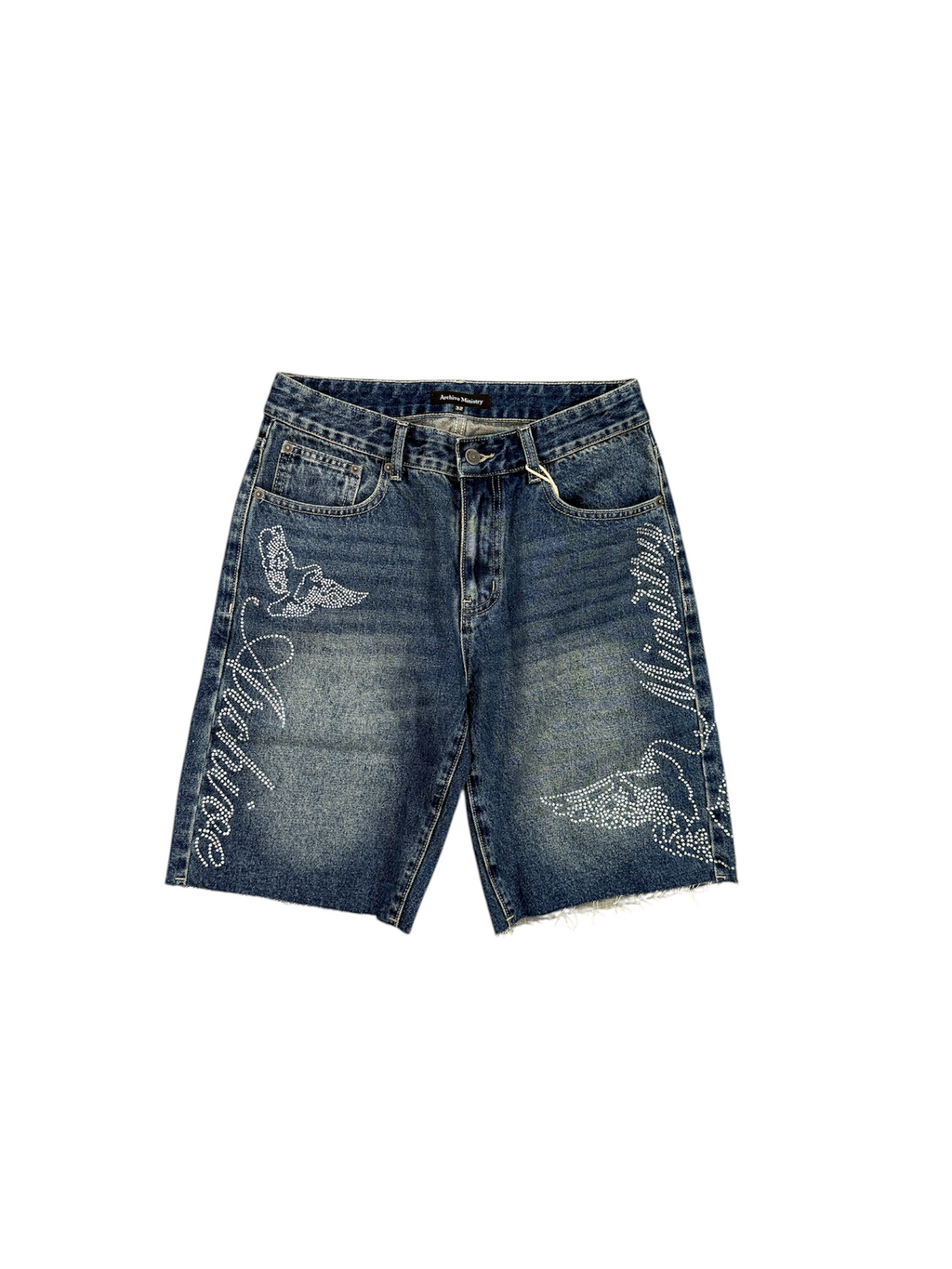 ARCHIVE MINISTRY Two Time Studded Jorts