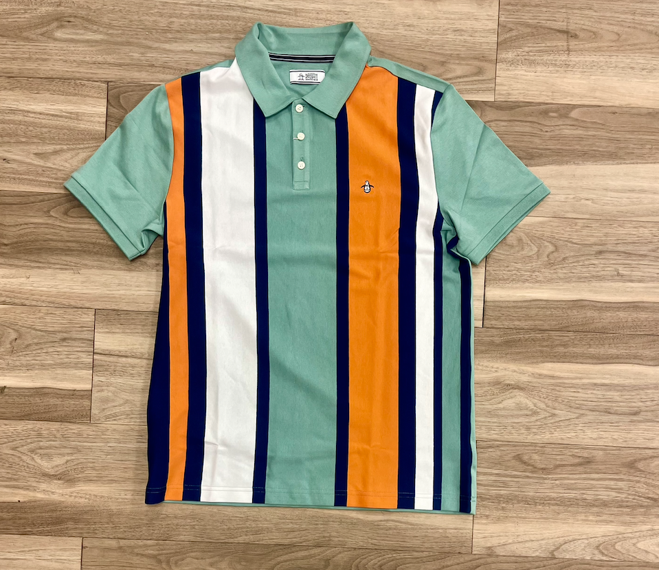 ORIGINAL PENGUIN SU23 CHEST STRIPE POLO