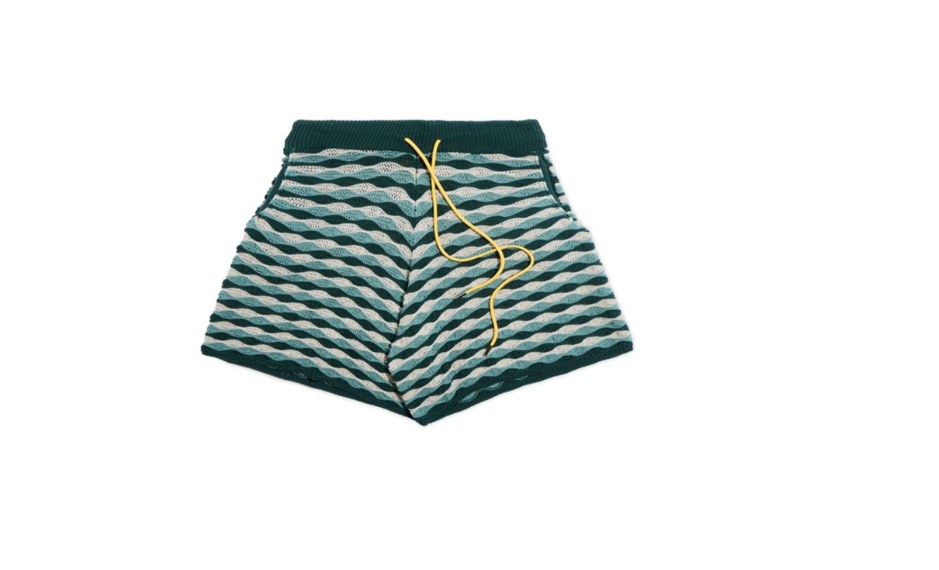 DIET STARTS MONDAY BEACH WAVE CROCHET SHORT