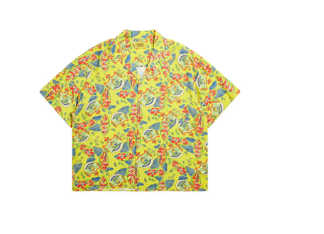 DIET STARTS MONDAY CABO FLORAL BUTTON UP
