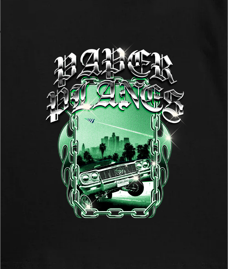 PAPER PLANES West Coast Heavyweight Oversized Tee