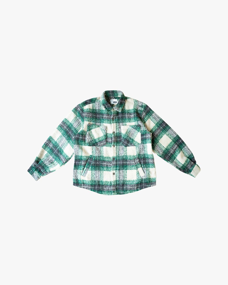 EPTM Side Slit Flannel Green