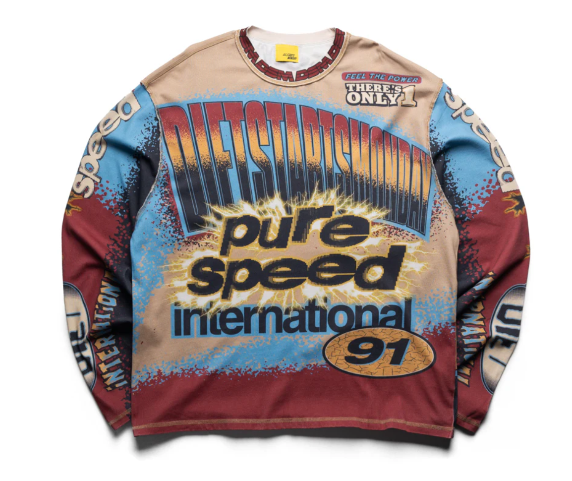 Diet Starts Monday MX Racing Jersey Blue