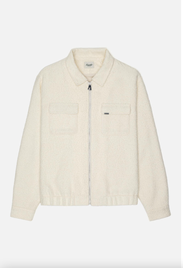 KUWALLA Plush Pocket Shacket