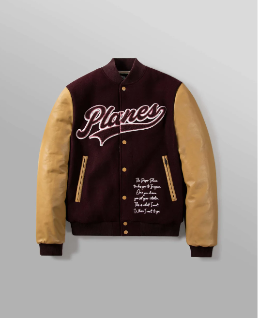 PAPER PLANES FA22 VARSITY JACKET