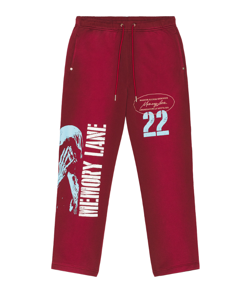 MEMORY LANE Stencil Logo Sweatpants