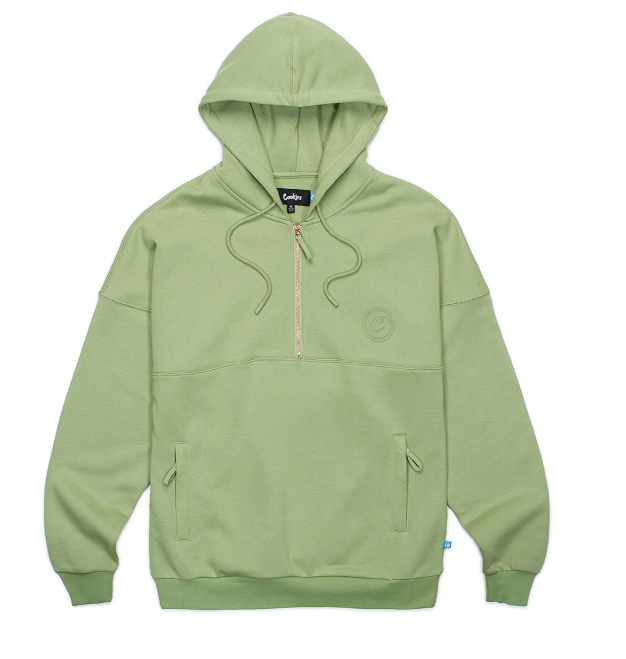 COOKIES SP24 FIRST LIGHT HALF ZIP HOODIE