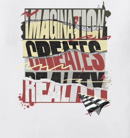 PAPER PLANES Imagination Creates Reality Tee