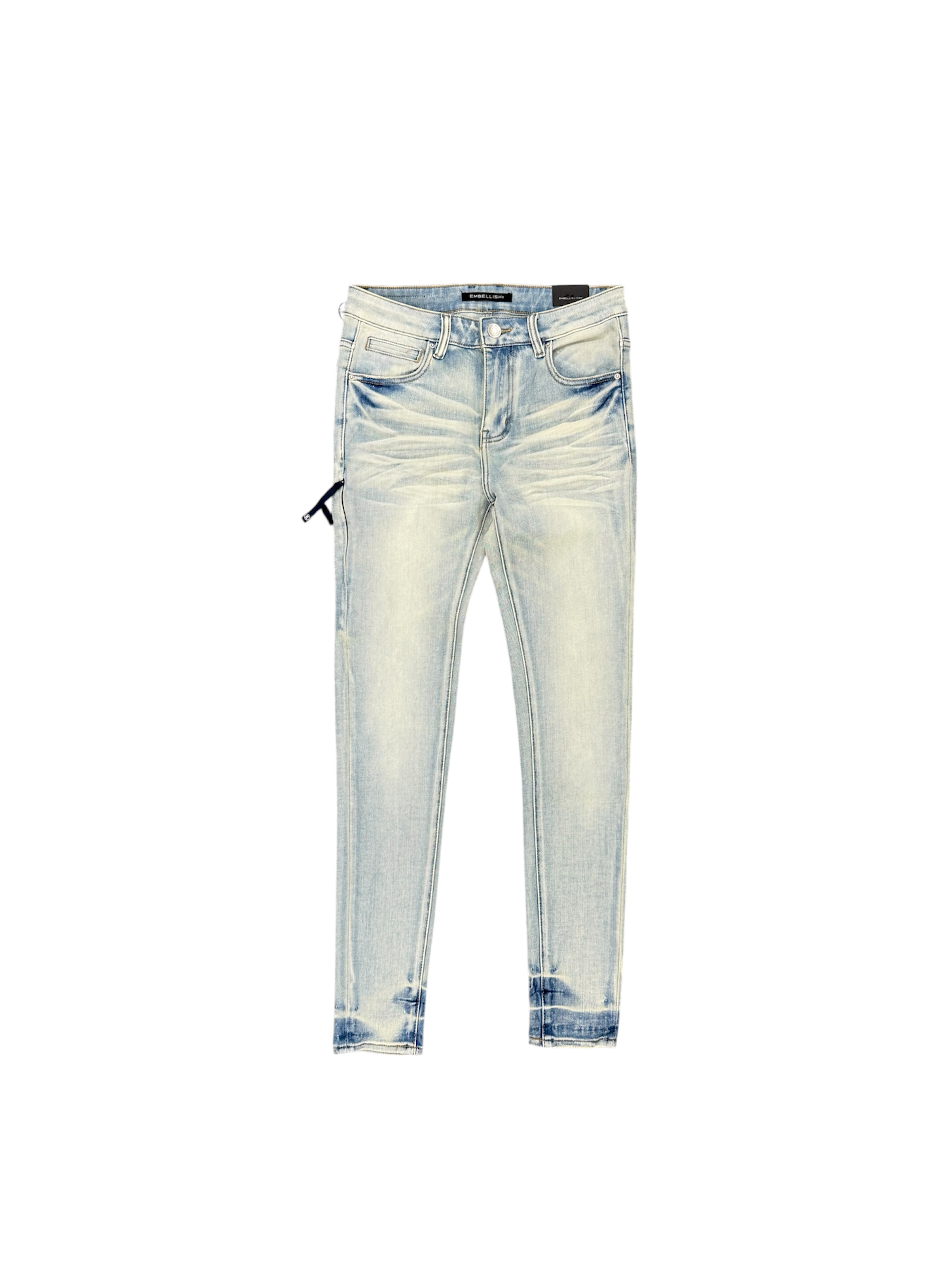 EMBELLISH DAVID Skinny Light Haze Denim